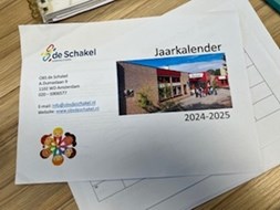 Jaarkalender ouders De Schakel